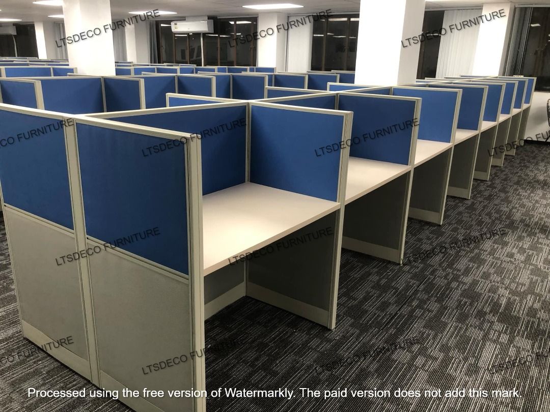workstation modular tables bpo system office partition furnitures (Category: Office Furniture & Fixtures) located in Caloocan City. Submitted by sandy.furniture (Listing ID 1464984643, Image 3). Description: 👉Are you looking for WORKSTATION, MODULAR CUBICLES OFFICE PARTITION, and OFFICE FURNITURE SUPPLIER? LTSDECO Furniture, is direct supplier, manufacturer, and trusted provider of high quality, affordable and durable modular office divider part
