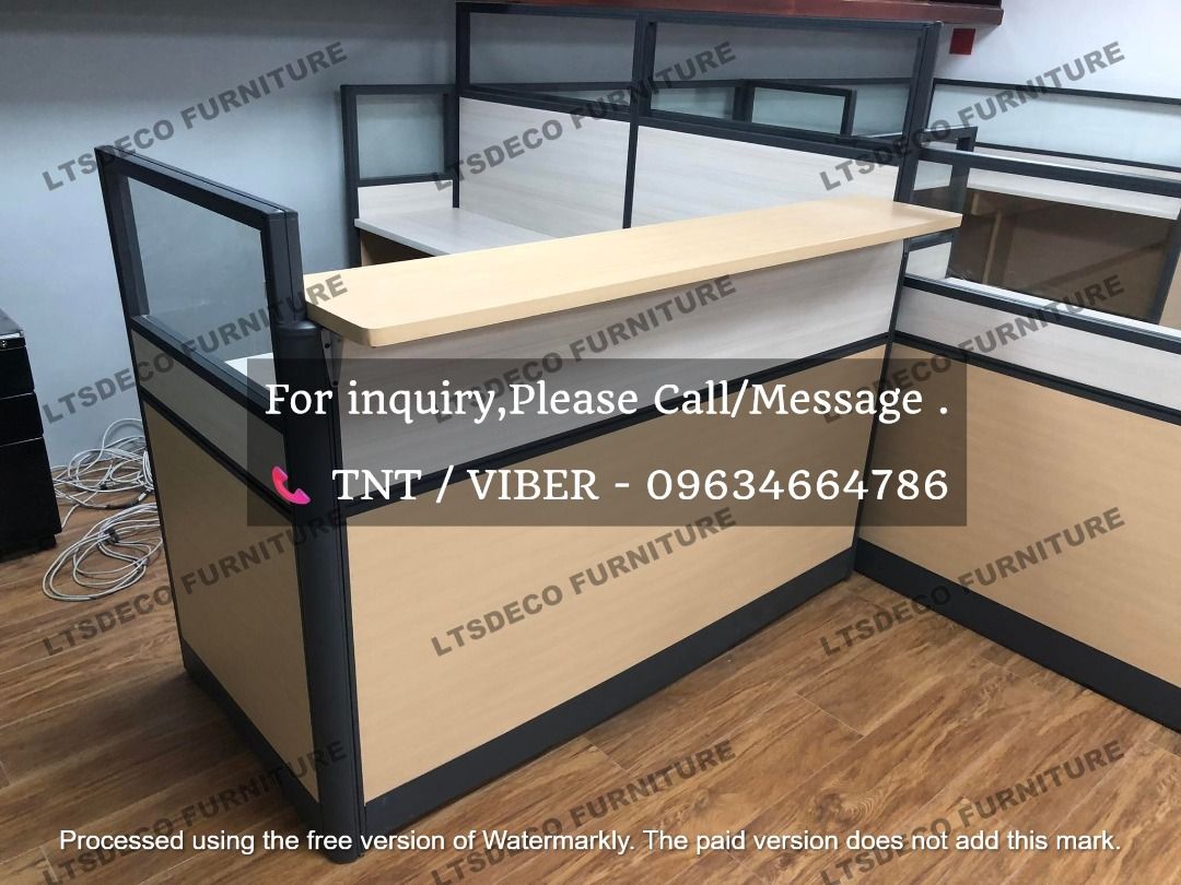workstation table modular office partitions (Category: Office Furniture & Fixtures) located in Caloocan City. Submitted by cheska.ltsdeco (Listing ID 1465012647, Image 3). Description: 👉Are you looking for WORKSTATION, MODULAR CUBICLES OFFICE PARTITION, and OFFICE FURNITURE SUPPLIER? LTSDECO Furniture, is direct supplier, manufacturer, and trusted provider of high quality, affordable and durable modular office divider partition, home and office 