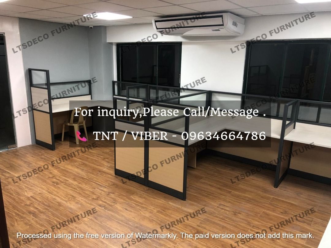 workstation table modular office partitions (Category: Office Furniture & Fixtures) located in Caloocan City. Submitted by cheska.ltsdeco (Listing ID 1465012647, Image 2). Description: 👉Are you looking for WORKSTATION, MODULAR CUBICLES OFFICE PARTITION, and OFFICE FURNITURE SUPPLIER? LTSDECO Furniture, is direct supplier, manufacturer, and trusted provider of high quality, affordable and durable modular office divider partition, home and office 
