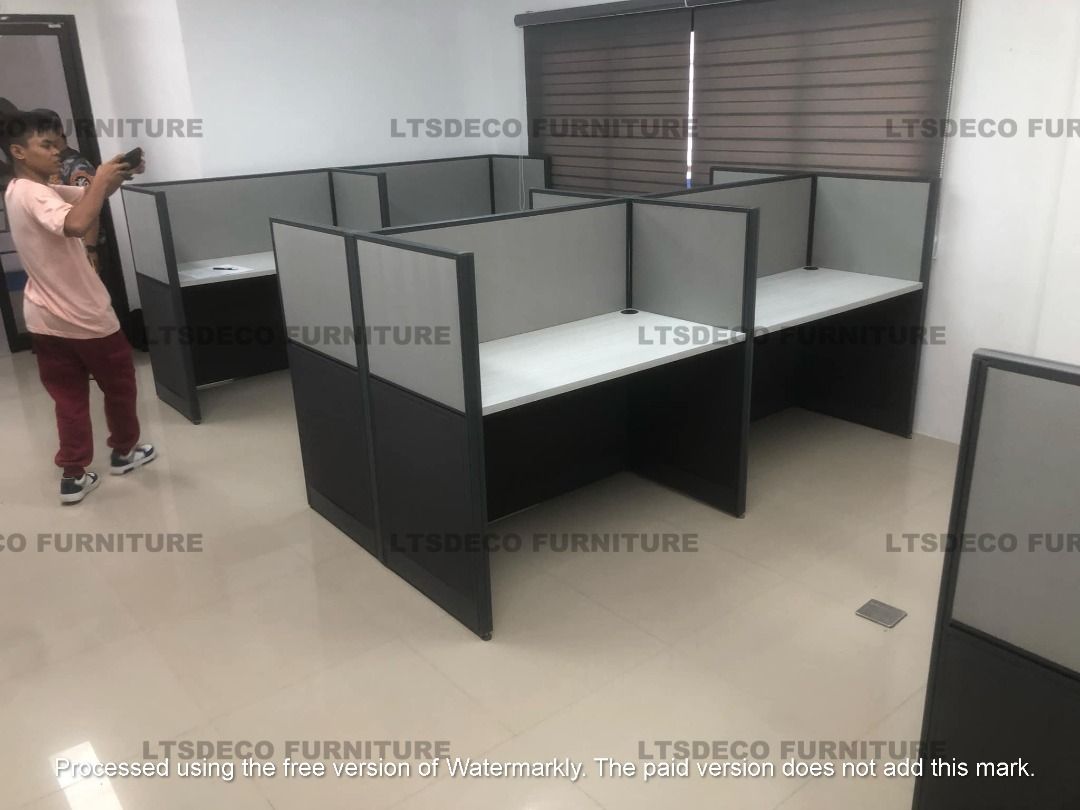 workstation table office partition furnitures (Category: Office Furniture & Fixtures) located in Quezon City. Submitted by maxinelot (Listing ID 1465044517, Image 3). Description: 👉Are you looking for WORKSTATION, MODULAR CUBICLES OFFICE PARTITION, and OFFICE FURNITURE SUPPLIER? LTSDECO Furniture, is direct supplier, manufacturer, and trusted provider of high quality, affordable and durable modular office divider partition, home and office furni