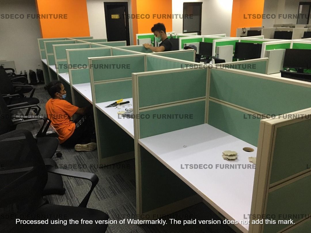 WORKSTATION TABLES MODULAR OFFICE PARTITIONS (Category: Office Furniture & Fixtures) located in Caloocan City. Submitted by cheska.ltsdeco (Listing ID 1464969536, Image 3). Description: 👉Are you looking for WORKSTATION, MODULAR CUBICLES OFFICE PARTITION, and OFFICE FURNITURE SUPPLIER? LTSDECO Furniture, is direct supplier, manufacturer, and trusted provider of high quality, affordable and durable modular office divider partition, home and office