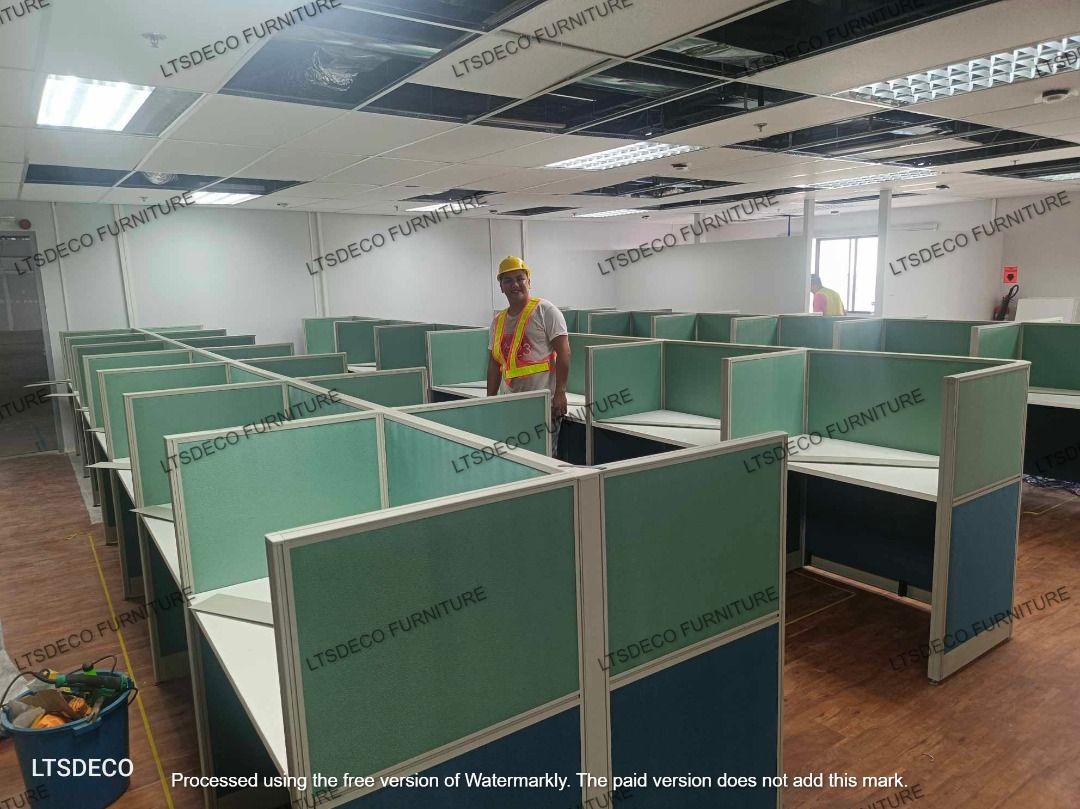 WORKSTATION TABLES MODULAR OFFICE PARTITIONS (Category: Office Furniture & Fixtures) located in Quezon City. Submitted by maxinelot (Listing ID 1464969858, Image 2). Description: 👉Are you looking for WORKSTATION, MODULAR CUBICLES OFFICE PARTITION, and OFFICE FURNITURE SUPPLIER? LTSDECO Furniture, is direct supplier, manufacturer, and trusted provider of high quality, affordable and durable modular office divider partition, home and office furnit
