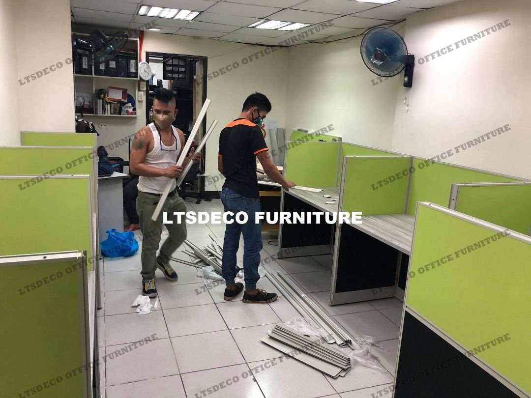 workstation tables modular office partitions (Category: Office Furniture & Fixtures) located in Caloocan City. Submitted by cheska.ltsdeco (Listing ID 1464974564, Image 3). Description: 👉Are you looking for WORKSTATION, MODULAR CUBICLES OFFICE PARTITION, and OFFICE FURNITURE SUPPLIER? LTSDECO Furniture, is direct supplier, manufacturer, and trusted provider of high quality, affordable and durable modular office divider partition, home and office