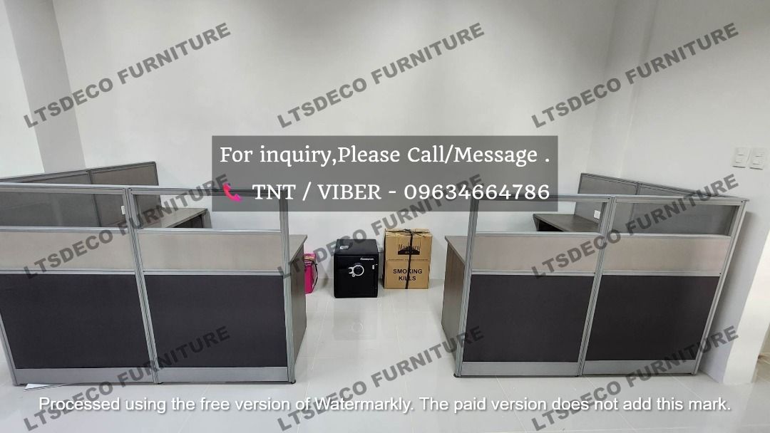 WORKSTATION TABLES MODULAR OFFICE PARTITION FG (Category: Office Furniture & Fixtures) located in Caloocan City. Submitted by cheska.ltsdeco (Listing ID 1464991874, Image 1). Description: 👉Are you looking for WORKSTATION, MODULAR CUBICLES OFFICE PARTITION, and OFFICE FURNITURE SUPPLIER? LTSDECO Furniture, is direct supplier, manufacturer, and trusted provider of high quality, affordable and durable modular office divider partition, home and offi