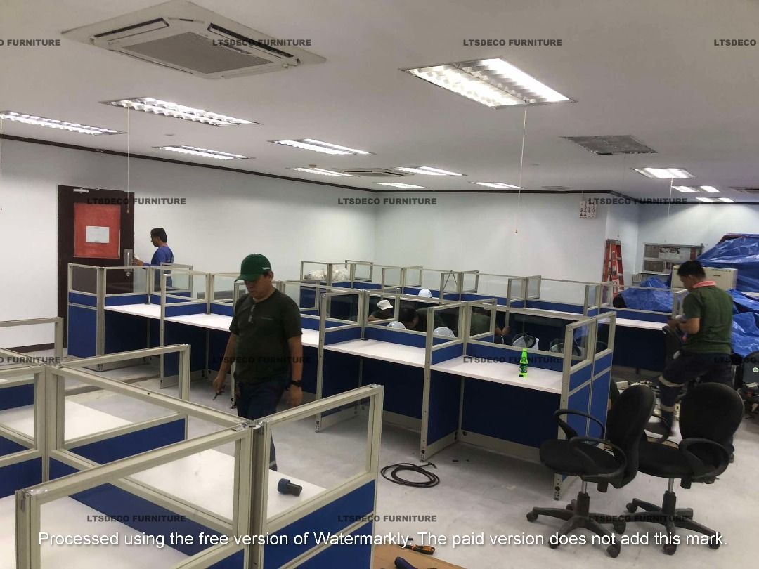workstation tables modular office partition with glass (Category: Office Furniture & Fixtures) located in Mandaluyong City. Submitted by jessalyn.montero (Listing ID 1465011572, Image 3). Description: 👉Are you looking for WORKSTATION, MODULAR CUBICLES OFFICE PARTITION, and OFFICE FURNITURE SUPPLIER? LTSDECO Furniture, is direct supplier, manufacturer, and trusted provider of high quality, affordable and durable modular office divider partition, 