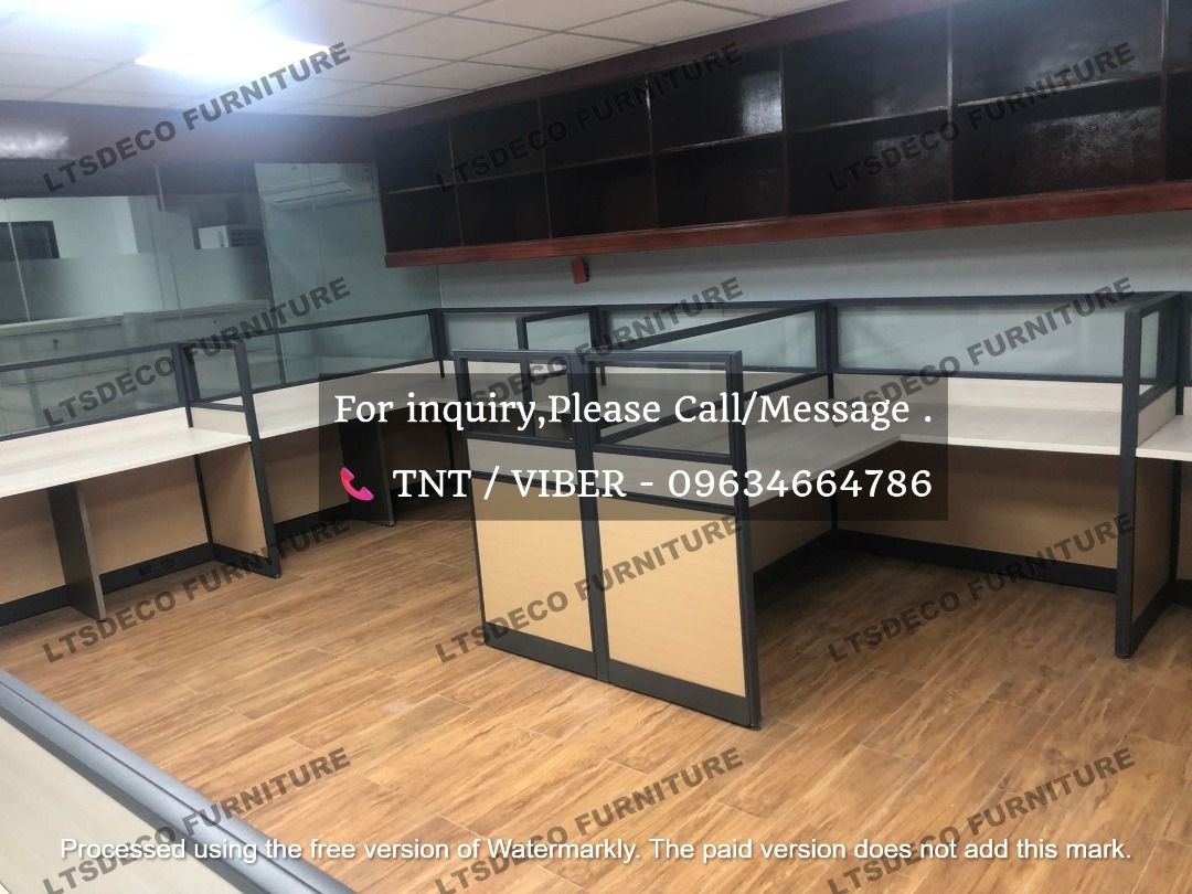 workstation tables modular office partitions bpo system (Category: Office Furniture & Fixtures) located in Caloocan City. Submitted by cheska.ltsdeco (Listing ID 1465012294, Image 2). Description: 👉Are you looking for WORKSTATION, MODULAR CUBICLES OFFICE PARTITION, and OFFICE FURNITURE SUPPLIER? LTSDECO Furniture, is direct supplier, manufacturer, and trusted provider of high quality, affordable and durable modular office divider partition, home