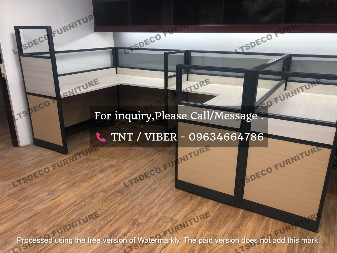 workstation tables modular office partitions bpo system (Category: Office Furniture & Fixtures) located in Caloocan City. Submitted by cheska.ltsdeco (Listing ID 1465012294, Image 1). Description: 👉Are you looking for WORKSTATION, MODULAR CUBICLES OFFICE PARTITION, and OFFICE FURNITURE SUPPLIER? LTSDECO Furniture, is direct supplier, manufacturer, and trusted provider of high quality, affordable and durable modular office divider partition, home