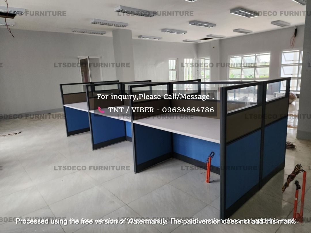 workstation tables modular office partition furnitures bpo system (Category: Office Furniture & Fixtures) located in Caloocan City. Submitted by cheska.ltsdeco (Listing ID 1465012480, Image 3). Description: 👉Are you looking for WORKSTATION, MODULAR CUBICLES OFFICE PARTITION, and OFFICE FURNITURE SUPPLIER? LTSDECO Furniture, is direct supplier, manufacturer, and trusted provider of high quality, affordable and durable modular office divider parti