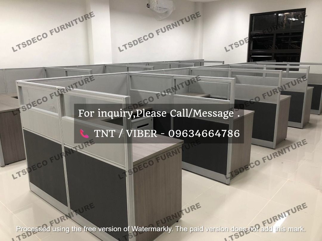 WORKSTATION TABLES MODULAR OFFICE PARTITIONS FG (Category: Office Furniture & Fixtures) located in Caloocan City. Submitted by cheska.ltsdeco (Listing ID 1465029384, Image 1). Description: 👉Are you looking for WORKSTATION, MODULAR CUBICLES OFFICE PARTITION, and OFFICE FURNITURE SUPPLIER? LTSDECO Furniture, is direct supplier, manufacturer, and trusted provider of high quality, affordable and durable modular office divider partition, home and off