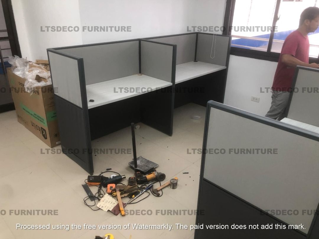 workstation tables modular office partition furniture customized (Category: Office Furniture & Fixtures) located in Quezon City. Submitted by chris.ltsdeco (Listing ID 1465032514, Image 2). Description: 👉Are you looking for WORKSTATION, MODULAR CUBICLES OFFICE PARTITION, and OFFICE FURNITURE SUPPLIER? LTSDECO Furniture, is direct supplier, manufacturer, and trusted provider of high quality, affordable and durable modular office divider partition