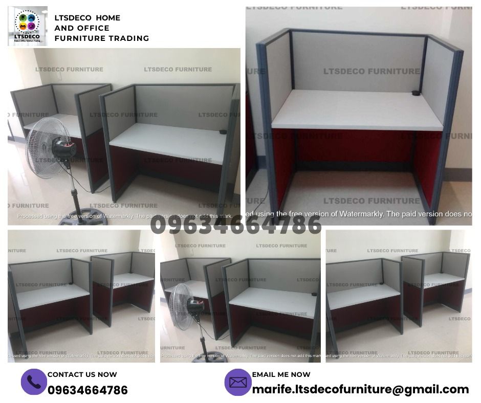 workstation tables modular office partitions (Category: Office Furniture & Fixtures) located in Caloocan City. Submitted by lara.ltsdeco (Listing ID 1465033163, Image 3). Description: 👉Are you looking for WORKSTATION, MODULAR CUBICLES OFFICE PARTITION, and OFFICE FURNITURE SUPPLIER? LTSDECO Furniture, is direct supplier, manufacturer, and trusted provider of high quality, affordable and durable modular office divider partition, home and office f