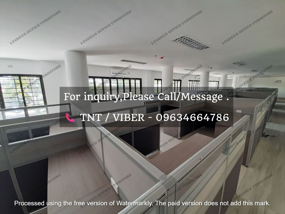 workstation tables office partition furniture customized (Category: Office Furniture & Fixtures) located in Caloocan City. Submitted by cheska.ltsdeco (Listing ID 1465012835, Image 1). Description: 👉Are you looking for WORKSTATION, MODULAR CUBICLES OFFICE PARTITION, and OFFICE FURNITURE SUPPLIER? LTSDECO Furniture, is direct supplier, manufacturer, and trusted provider of high quality, affordable and durable modular office divider partition, hom