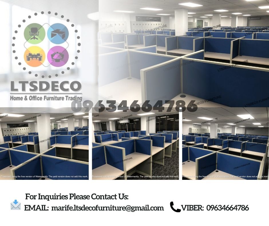 workstation tables office partition furnitures (Category: Office Furniture & Fixtures) located in Caloocan City. Submitted by lara.ltsdeco (Listing ID 1465033097, Image 1). Description: 👉Are you looking for WORKSTATION, MODULAR CUBICLES OFFICE PARTITION, and OFFICE FURNITURE SUPPLIER? LTSDECO Furniture, is direct supplier, manufacturer, and trusted provider of high quality, affordable and durable modular office divider partition, home and office
