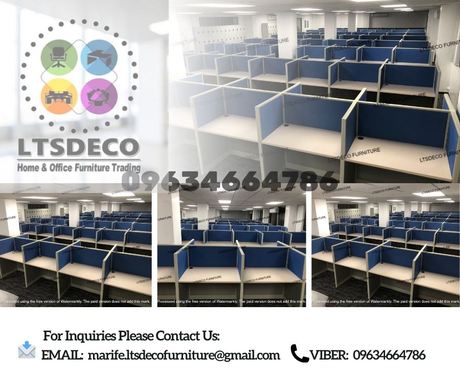workstation tables office partition furnitures (Category: Office Furniture & Fixtures) located in Caloocan City. Submitted by lara.ltsdeco (Listing ID 1465033097, Image 3). Description: 👉Are you looking for WORKSTATION, MODULAR CUBICLES OFFICE PARTITION, and OFFICE FURNITURE SUPPLIER? LTSDECO Furniture, is direct supplier, manufacturer, and trusted provider of high quality, affordable and durable modular office divider partition, home and office