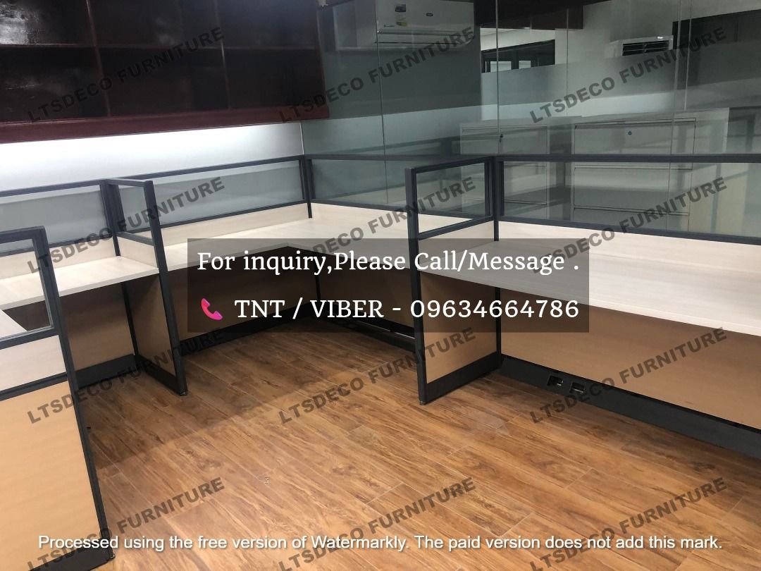 workstations tables modular office partition furnitures (Category: Office Furniture & Fixtures) located in Caloocan City. Submitted by cheska.ltsdeco (Listing ID 1465022925, Image 3). Description: 👉Are you looking for WORKSTATION, MODULAR CUBICLES OFFICE PARTITION, and OFFICE FURNITURE SUPPLIER? LTSDECO Furniture, is direct supplier, manufacturer, and trusted provider of high quality, affordable and durable modular office divider partition, home