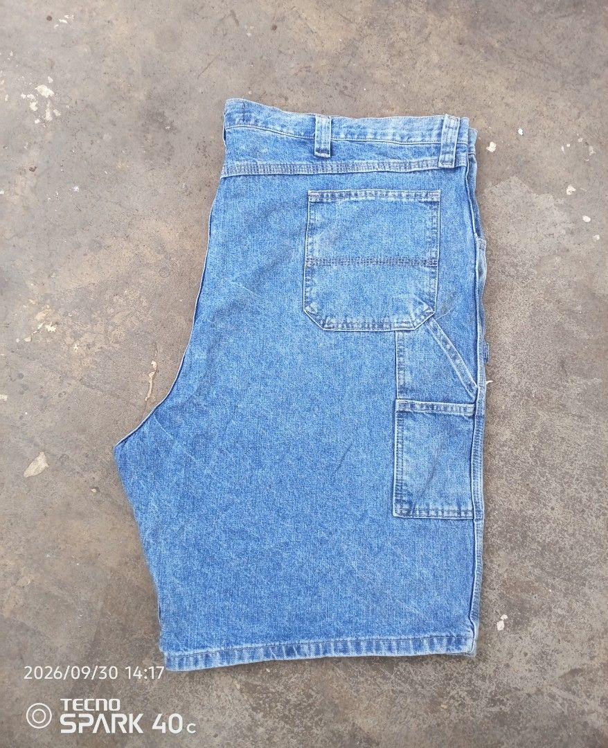 Wrangler Authentics Denim Carpenter Jorts (Category: Shorts) located in Bislig. Submitted by micoy22 (Listing ID 1465019088, Image 3). Description: FOR SALE #PTPAdminSalamat 380 + SF WRANGLER CARPENTER DENIM JORTS FOR THE BIG BOYS SIZE 48 ON TAG WAISTLINE 48 LENGTH 24 LEG OPENING 14 EXCELLECNT CONDITION UNLI VOUCH BISLIG CITY SDS .