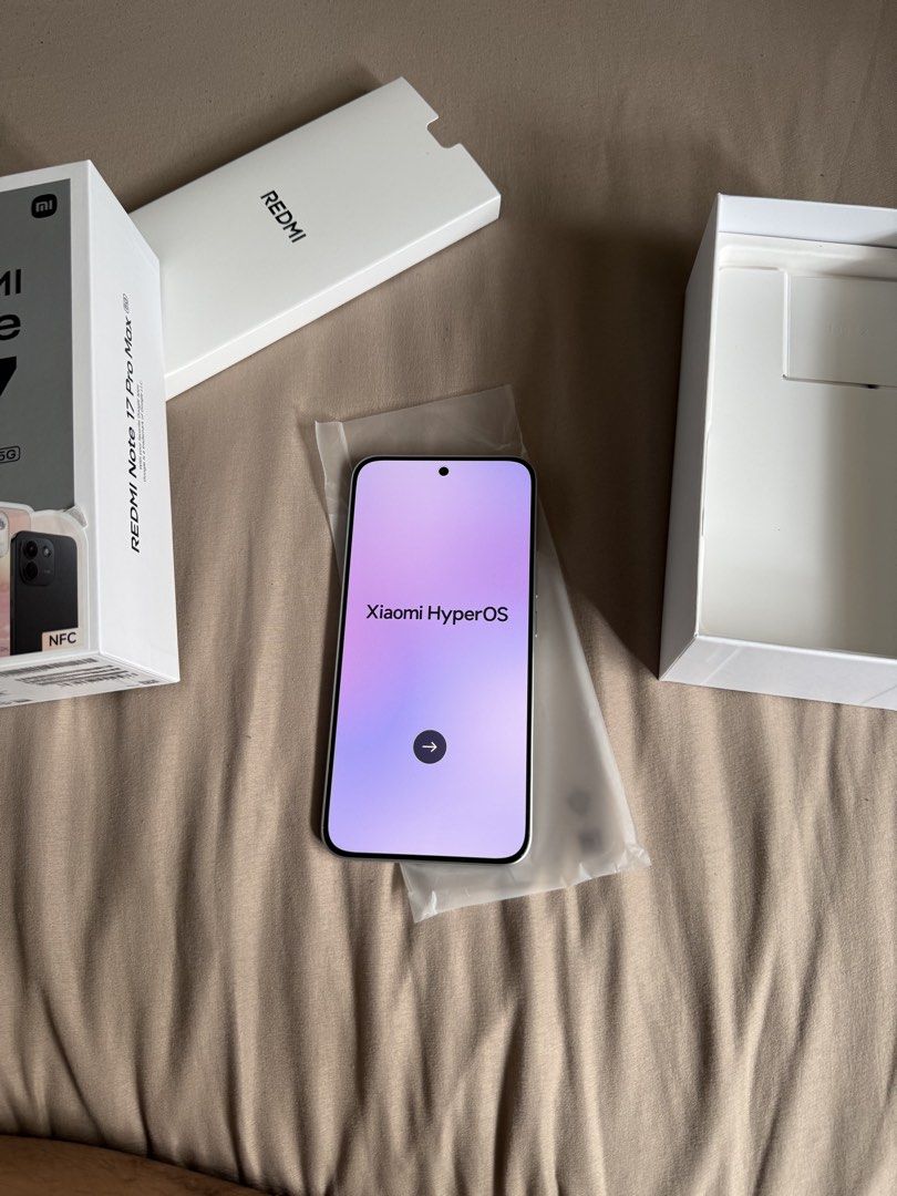 Xiaomi Redmi Note 17 Pro Max for sale (Category: Xiaomi) located in Manila. Submitted by pappypao (Listing ID 1464978855, Image 2). Description: Xiaomi Redmi Note 17 Pro Max for sale Brand New Only opened for unboxing purposes, returned to the box immediately after RFS: given for a project, extra phone, not needed.