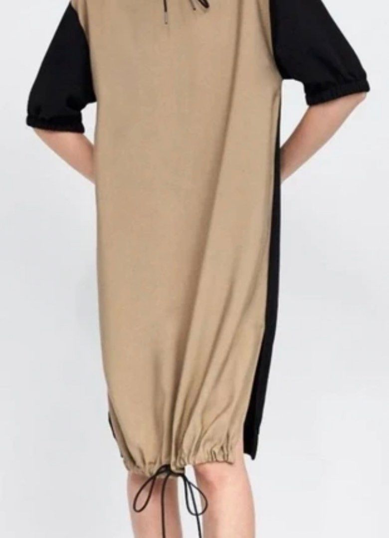 ZARA BASIC (Category: Dresses) located in Bogo. Submitted by tinliciousthrift (Listing ID 1465070654, Image 2). Description: 📌 ZARA dress good as new with slit 😍 📌 Size: L Mine: 550.