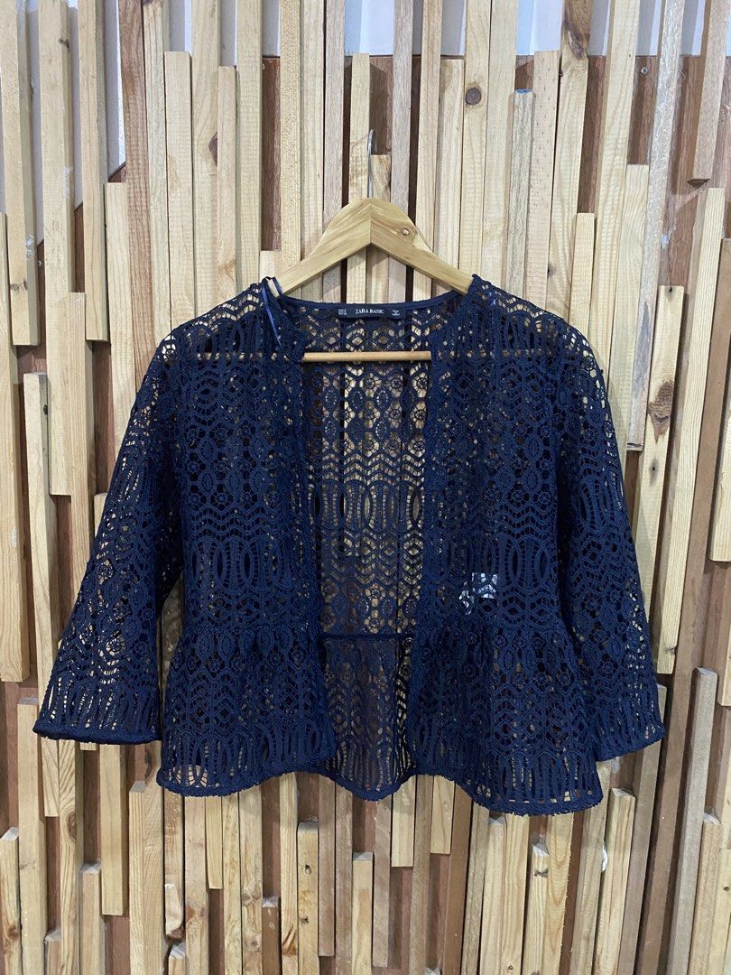 Zara Lace See-Through Cardigan Layer (Category: Coats, Jackets and Outerwear) located in Mabalacat. Submitted by calmrabbit.ae2127 (Listing ID 1465055937, Image 2). Description: .