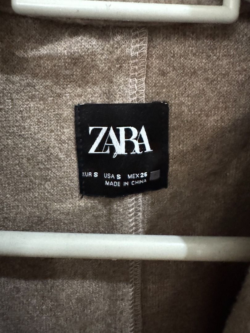 Zara Long Coat (Category: Coats, Jackets and Outerwear) located in Bulacan. Submitted by cheeryfatima (Listing ID 1465037335, Image 2). Description: ZARA Long Coat - Never worn / Brand new - size Small - from Canada - neutral beige/taupe color - perfect for cold weather & travel RFS: Decluttering / not getting to use it. 📩 PM if interested! 😊.