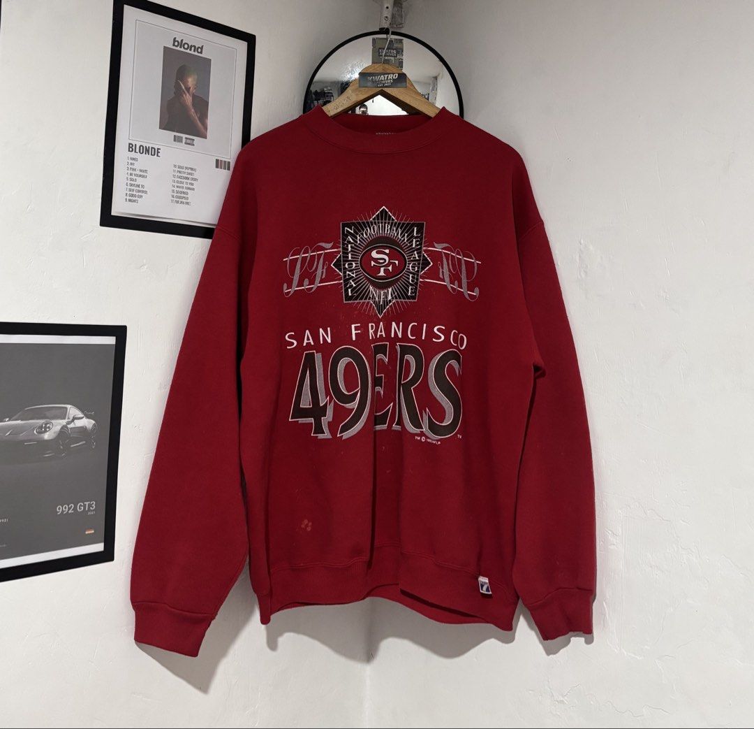 19s SF crewneck (Category: Hoodies) located in Manila. Submitted by kwatrovintage (Listing ID 1459627544, Image 1). Description: 19s SF 23x29 1500 .