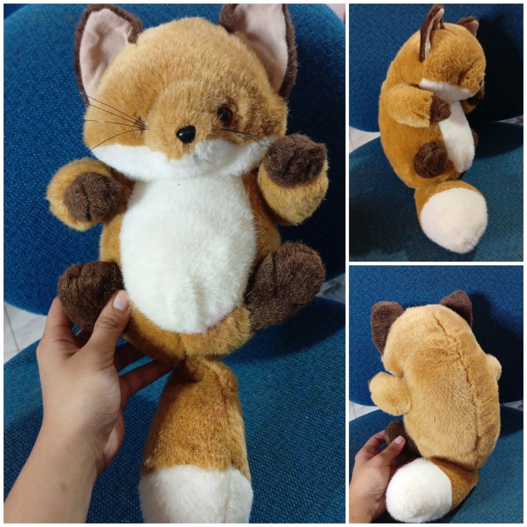 29cm cute realistic fox stuffedtoys (Category: Plushies & Soft Toys) located in Echague. Submitted by manikaisabelavarietyshop (Listing ID 1459657908, Image 1). Description: 29cm cute realistic fox stuffedtoys.