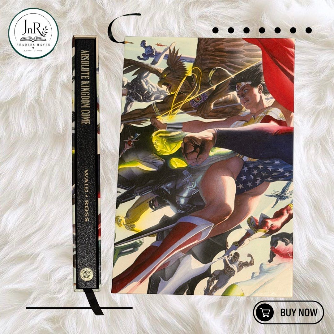 FREE SHIPPING! ABSOLUTE KINGDOM COME - LIKE NEW (Category: Comics & Manga) located in Malolos. Submitted by jnrreadershavenbooks (Listing ID 1459562105, Image 2). Description: LIKE NEW ABSOLUTE EDITION!!! ✅DC COMICS: ABSOLUTE KINGDOM COME ✅Imported from USA. ✅FREE SHIPPING via J&T Express/SPX! ✅Mode of Payment: Gcash/BPI/GoTyme/Maya/Maribank ✅Book Overview: Absolute Kingdom Come is a premium, oversized hardcover omnibus published by DC Comics tha