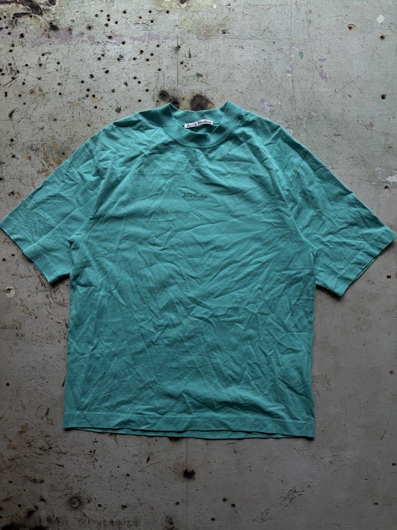 Acne studios (Category: Tshirts & Polo Shirts ) located in Quezon City. Submitted by macleen17 (Listing ID 1459611978, Image 1). Description: Acne studios Excellent Condition Sage green Color Size XS over size L fitting Made in Portugal.
