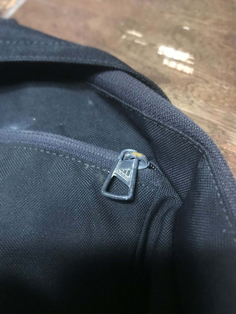Adidas Black Backpack with 3 Stripes (Category: Backpacks) located in Quezon City. Submitted by carlodepaz (Listing ID 1459610991, Image 3). Description: Adidasbagpack sign of usage & need wash 6/10 condition 400 free ship via jnt.