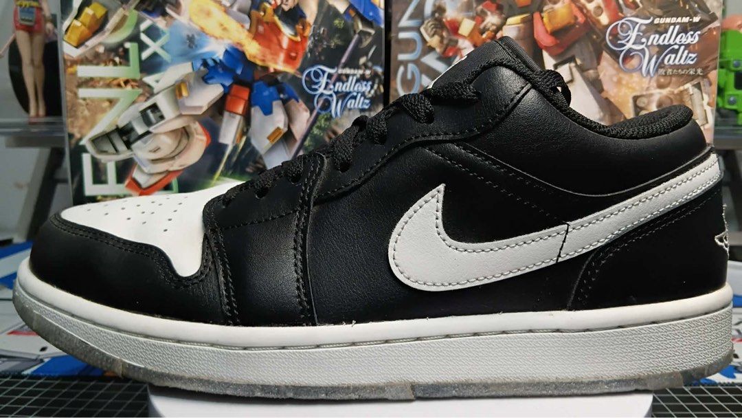 Air Jordan 1 Low Black White Panda (Category: Sneakers) located in Caloocan City. Submitted by jeansforlessph (Listing ID 1459519333, Image 3). Description: - Air Jordan 1 Low - Classic Black and White colorway - Size: US 10 - Made in Indonesia - Ideal for everyday wear - 100% original - barely used, 3-4x only inside the mall - sole still new since with sole shoe protection Shipping via lbc, jnt, lalamove Note: SHIP FROM MARILAO, BULACAN.