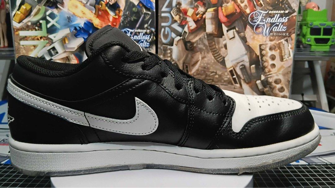 Air Jordan 1 Low Black White Panda (Category: Sneakers) located in Caloocan City. Submitted by jeansforlessph (Listing ID 1459519333, Image 1). Description: - Air Jordan 1 Low - Classic Black and White colorway - Size: US 10 - Made in Indonesia - Ideal for everyday wear - 100% original - barely used, 3-4x only inside the mall - sole still new since with sole shoe protection Shipping via lbc, jnt, lalamove Note: SHIP FROM MARILAO, BULACAN.