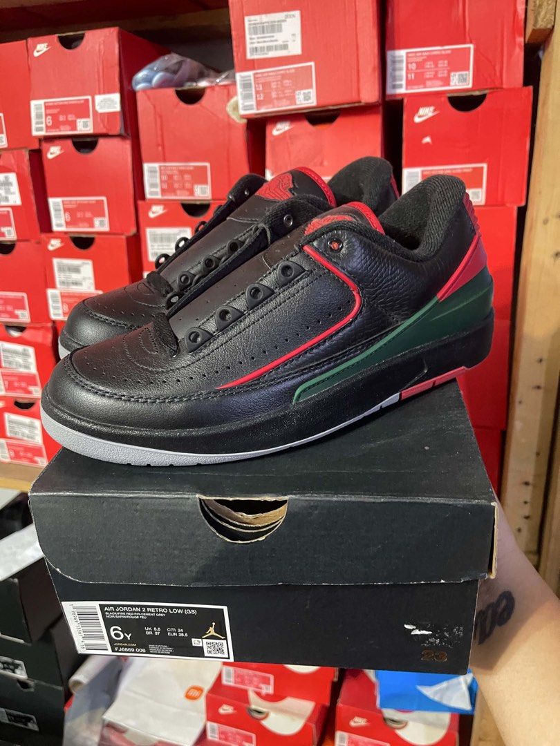 Air Jordan 2 Retro Low GS "Elephant Grey" (Category: Sneakers) located in Manila. Submitted by eapparelsph_ (Listing ID 1459674119, Image 1). Description: - Air Jordan 2 Retro Low GS - Color: Elephant Grey - Size: 6Y (Youth) - Includes Original Box - Pre-owned, in clean condition - Iconic Jordan silhouette.