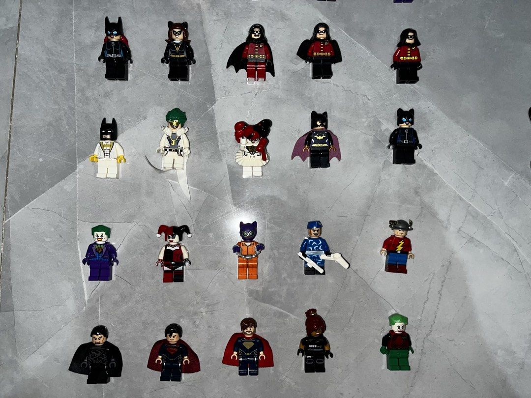 Alt/Bootleg Lego Batman/DC Minifigures (Category: Lego & Building Sets) located in Mandaluyong City. Submitted by galidor (Listing ID 1459671480, Image 3). Description: ! Repriced (26 pcs left) Alt/Bootleg Batman and DC Minifigures. Lot sale only Meetup: Mandaluyong or Pembo/BGC Shipping shouldered by buyer Thank you!.