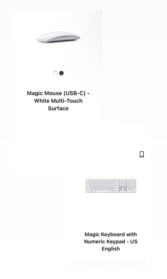 APPLE MOUSE AND KEYBOARD (Category: Computer Keyboard) located in Manila. Submitted by coolshark_c50c1f (Listing ID 1459580482, Image 1). Description: MOUSE: ₱3,500 KEYBOARD: ₱5,500.
