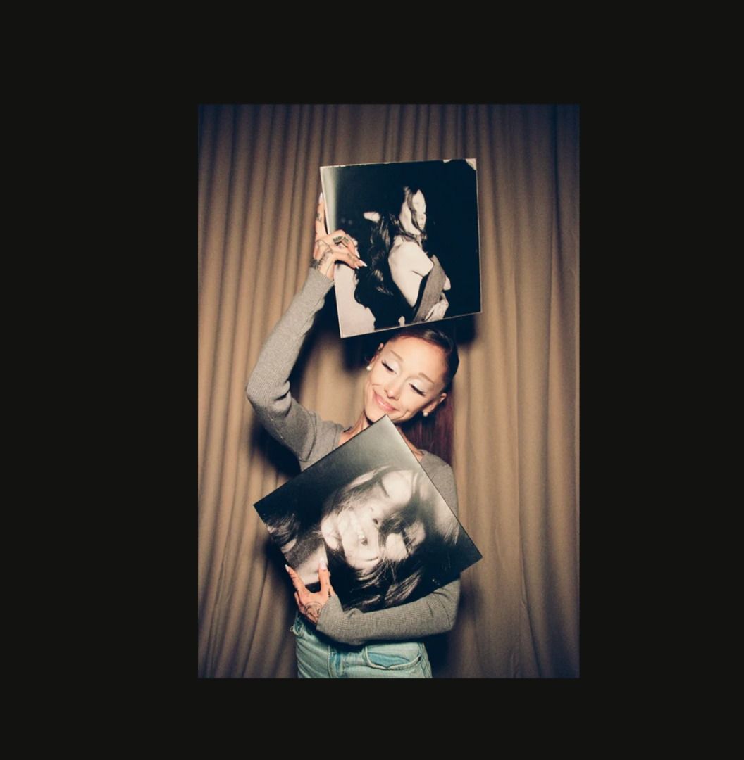 Ariana Grande - petal (store exclusive, cloudy gray girl vinyl) （分類：音樂與媒體 - 黑膠碟）位於 Hong Kong。 由 whitestripes_ 提交（商品編號 1459615222，圖片 2）。簡介： store exclusive cloudy gray girl vinyl, gatefold jacket. printed die-cut inner sleeve, 16-page 12x12” booklet featuring lyrics and photos. 1. kiss me 2. hate that i made you love me 3. petal 4. stay 5. oh well 6. big feelings 7. freak 8. warning signs (interlude) 9. like i do 10. never get over me 11. bad thin
