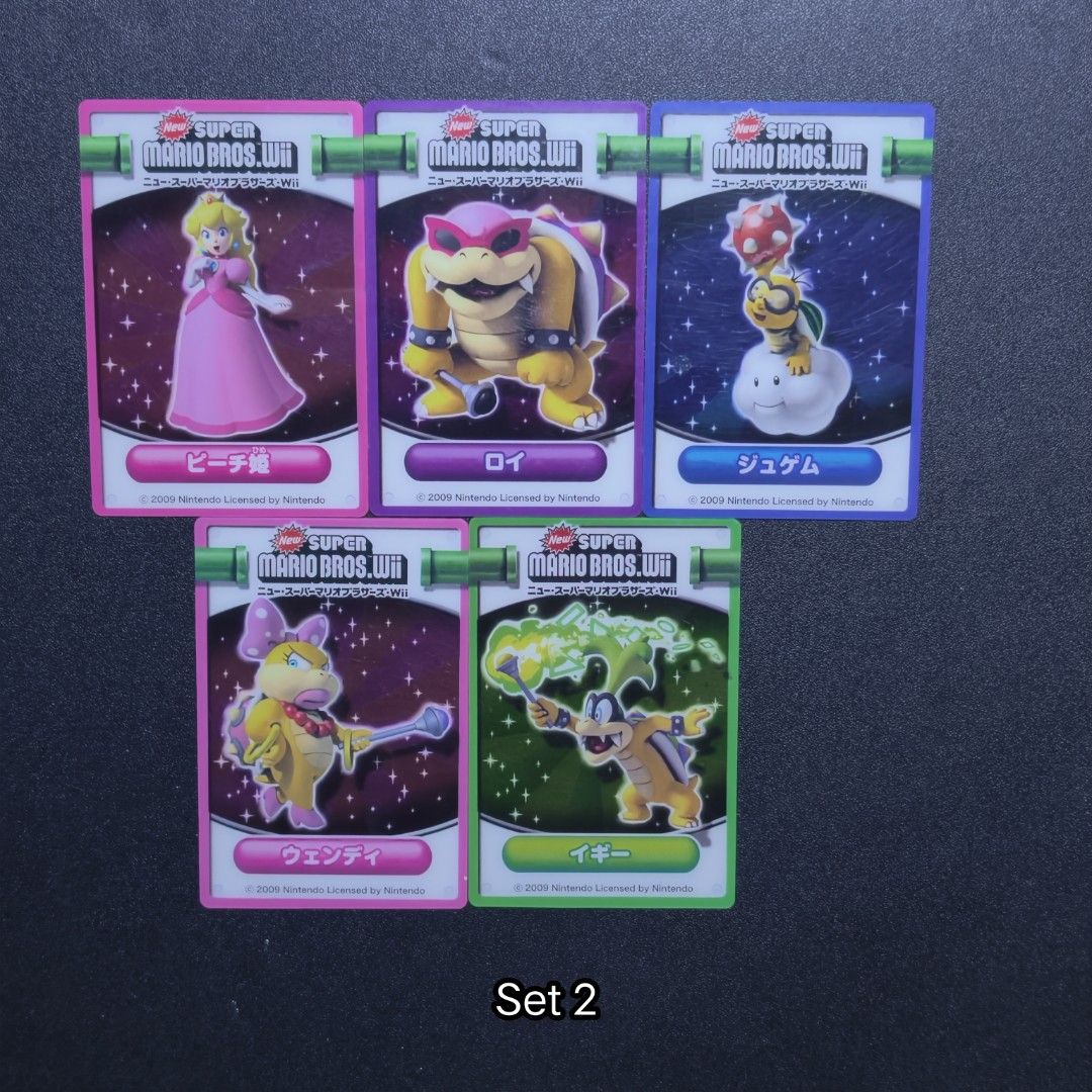 Assorted Mario Collectible Japan Cards (Category: Raw Singles) located in Valenzuela. Submitted by tquest (Listing ID 1459571172, Image 2). Description: Assorted Mario Collectible Japan Cards Please Read Carefully: The items are sold per set. One photo = 1 set (there are also labels on the photos indicating set variations. Please use them as reference) Set 1 (10pcs) = P 400 Set 2 (5pcs) = P 150 Set 3 (8pcs) = P 200 Get all sets and get free shipp
