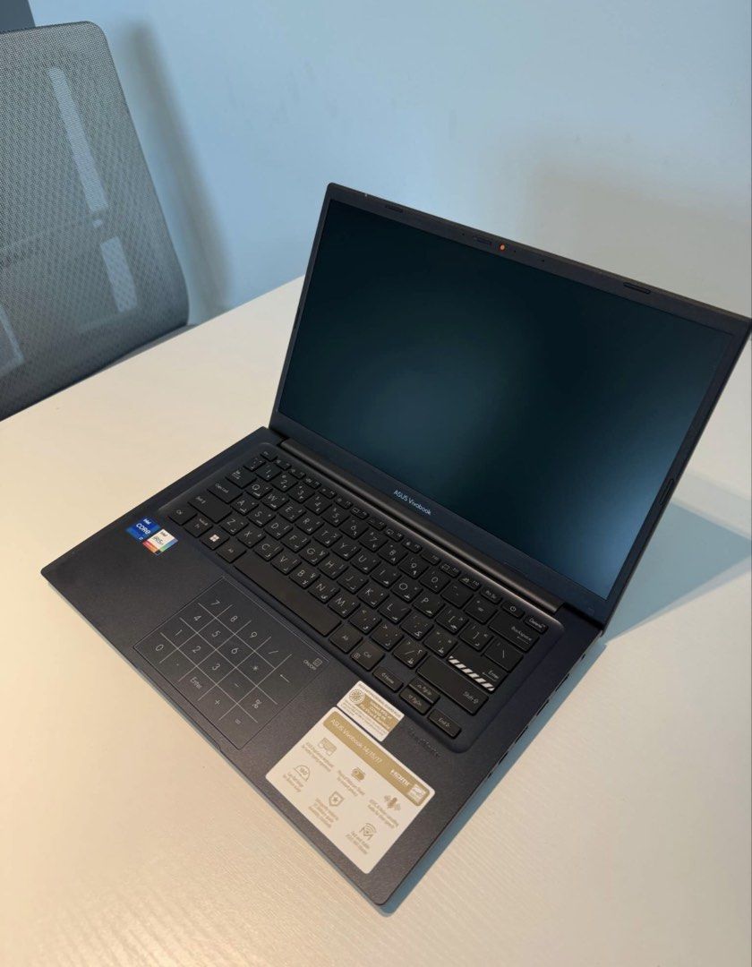 Asus Vivobook X1404VA (Category: Laptops & Notebooks) located in Imus. Submitted by findsbyk.ph (Listing ID 1459686396, Image 2). Description: Processor: 13th Gen Intel(R) Core(TM) i7-1355U (1.70 GHz) Installed RAM: 16.0 GB Storage: 512GB SSD System type: 64-bit operating system, x64-based processor Windows 11 / Microsoft Office installed. 14inches (thin and light laptop) Purchased in Feb 2025 No issues with performance can give 1 month warranty.