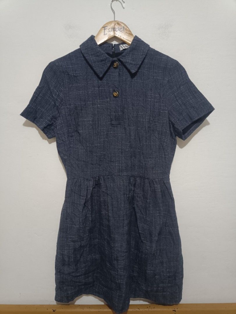 AUTHENTIC CHRISTIAN DIOR MINI DRESS (Category: Luxury Apparel) located in Calbayog City. Submitted by tetoysthrift89 (Listing ID 1459550319, Image 1). Description: AUTHENTIC CHRISTIAN MINI DRESS EXCELLENT NEW DIMES 17X34 CR 9.8/10 ISSUE MISSING 1 BUTTON SEE PICTURE.