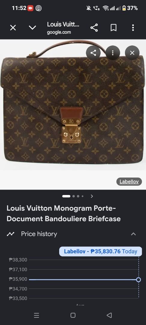 AUTHENTIC LV BAG (Category: Luxury Bags & Wallets) located in Caloocan City. Submitted by dahrdinawanao (Listing ID 1459672670, Image 2). Description: I bought this bag out of the need to just randomly spend money earlier in my university year 😭 and now I just look at it in regret as I never use it. I'm in dire need of extra cash, and it's been awhile I believe I bought this from around 60-70k. I just saw it online and just bought it as if it wa