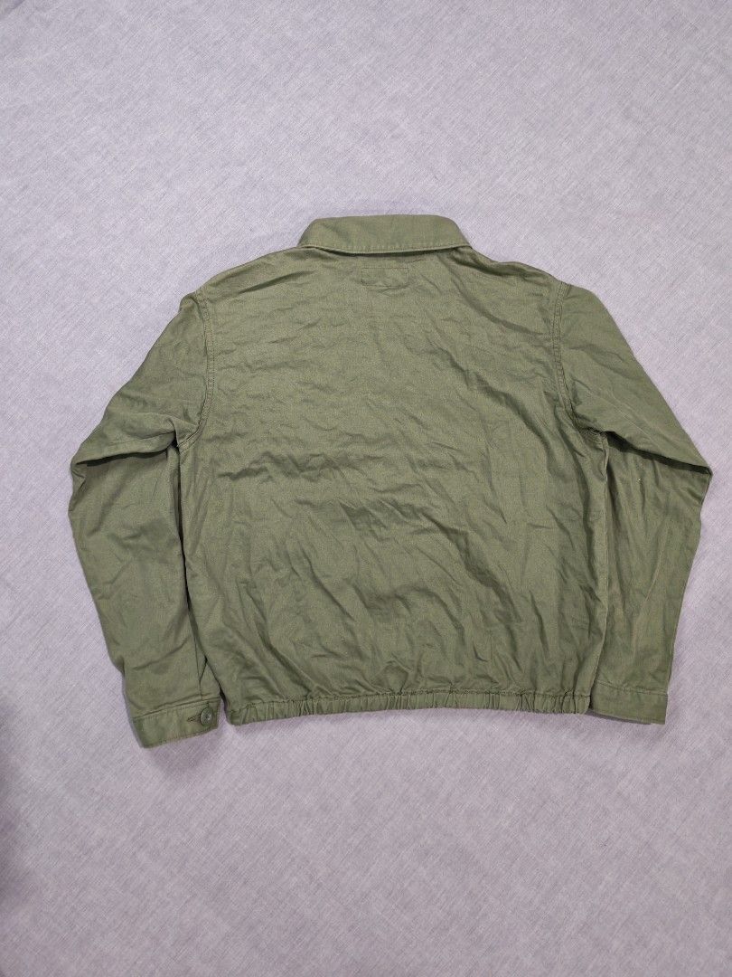 avirex us army utility shirt jacket (Category: Coats, Jackets and Outerwear) located in Baguio. Submitted by used_clothing2600 (Listing ID 1459655889, Image 2). Description: avirex us army utility shirt jacket size medium verygood condition pit to pit 21 length 22.5 shoulders 17.5 sleeve length 21.5 1600.