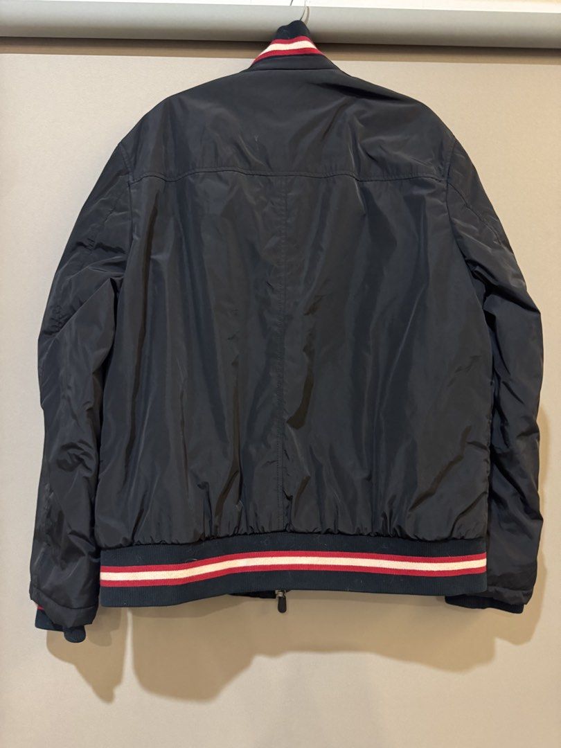 BALLY Bomber jacket L22 x W22 inches (Category: Luxury Apparel) located in Davao. Submitted by bargainbuddies2021 (Listing ID 1459556964, Image 3). Description: Orig bally bomber jacket Size XL L- 22 W- 22 inches No flaw.
