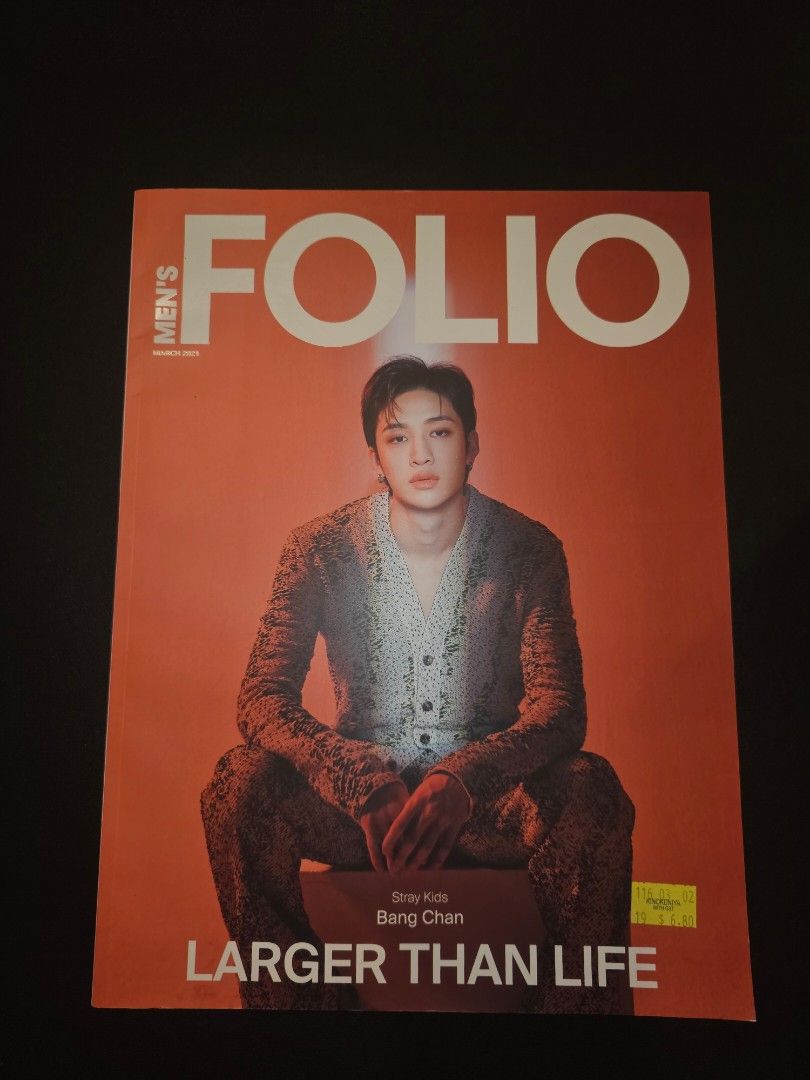 Bang Chan Magazine (Folio - March 2021) (Category: Magazines) located in Taguig. Submitted by chachawinggo (Listing ID 1459622681, Image 1). Description: Folio March 2021 - Bang Chan Cover Minor edge flaws. Price is negotiable. .