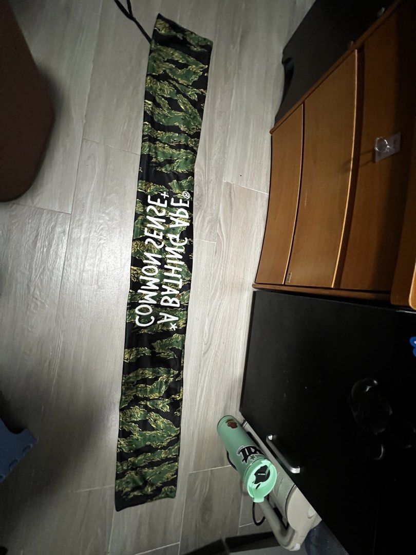 BAPE x Common Sense ( SCARF) (Category: Activewear) located in Dasmarinas. Submitted by corruptdot (Listing ID 1459632930, Image 1). Description: Almost new.