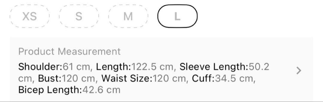 black wool winter coat (Category: Coats, Jackets and Outerwear) located in Angono. Submitted by jollyshops (Listing ID 1459590351, Image 3). Description: 🍒 large to xl (see 3rd pic for measurement) 🍒 warm but not too thick! so di mabigat sa luggage 😆 📦 sdd/j&t angono rizal .