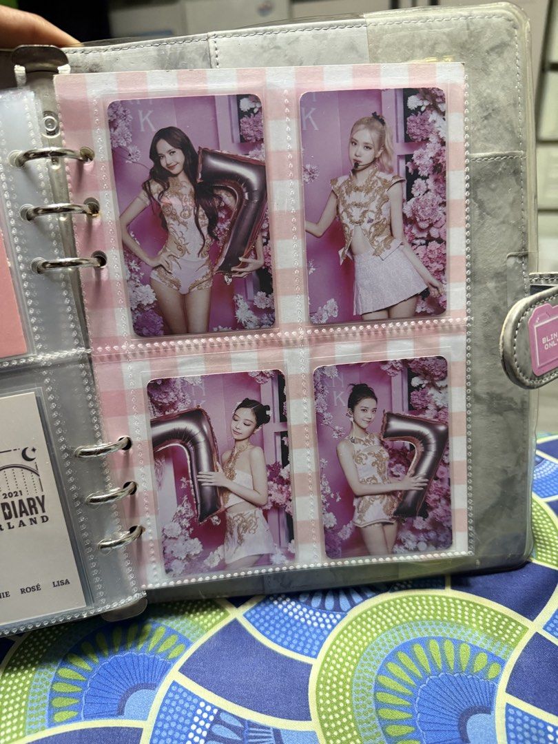 BLACKPINK Official Photocards - Various Members & Sets (Category: K-Wave Merchandise) located in Valenzuela. Submitted by jexica_r (Listing ID 1459518253, Image 2). Description: - Official BLACKPINK photocards - Available: Individual member cards (Jisoo, Jennie, Rosé, Lisa) and group sets - Perfect for any BLINK's collection - Cards are kept safely in a binder - Please check photos for specific inclusions and condition.