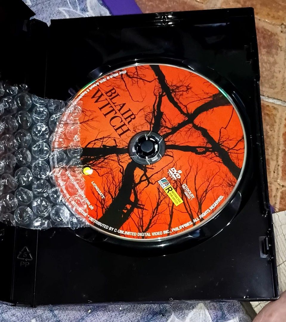 Blair Witch DVD (Category: CDs & DVDs) located in Quezon City. Submitted by dancatz (Listing ID 1459500622, Image 2). Description: □ P 250.00 - The Blair Witch Project DVD - A truly terrifying cinematic experience - Special features: audio commentary, behind the scenes - Get ready for a scare! - region 3 NTSC LFB Seller's location : Brgy. Sta. Teresita Quezon City Please DM for more details Payment Mode : Gcash Bank transfer [ BPI ] Delivery meth