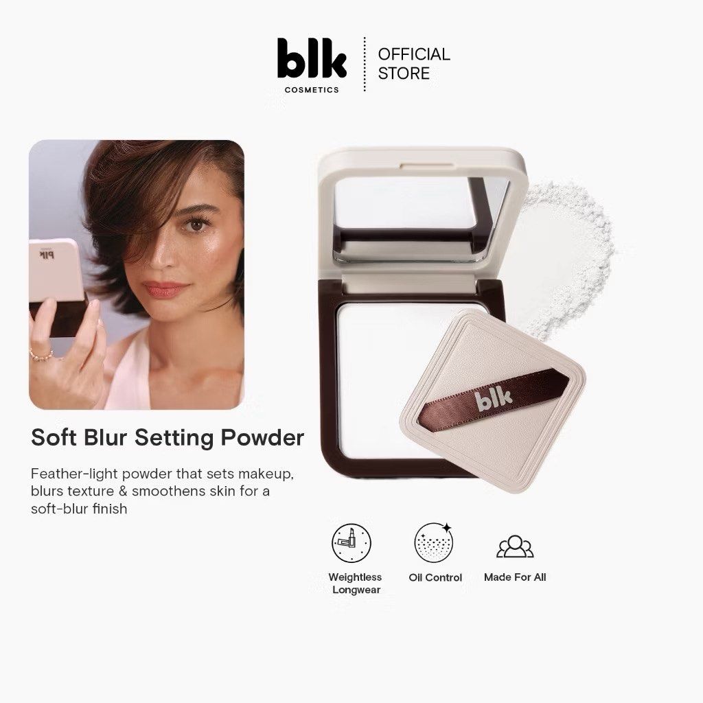 Blk Soft Blur Setting Powder (Category: Makeup) located in Calamba. Submitted by lovedbyjamaica (Listing ID 1459687396, Image 1). Description: Swatched only Rfs: extra stock.