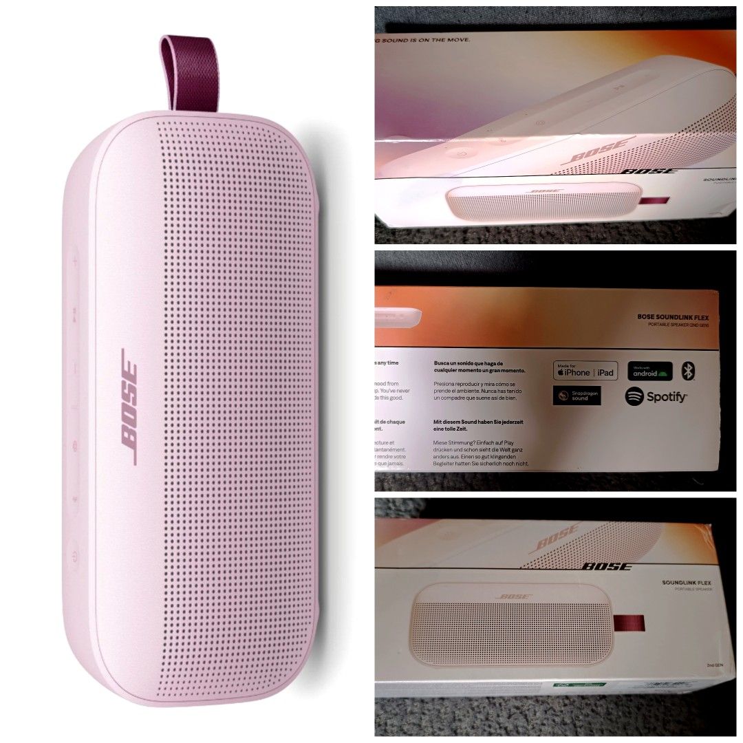 Bose SoundLink Flex Portable Speaker​ (2nd Gen) (Category: Soundbars, Speakers & Amplifiers) located in Bulacan. Submitted by jasonofalltrades_ (Listing ID 1459583149, Image 1). Description: FS What’s in the US box: Brand New Bose SoundLink Flex Portable Speaker​ (2nd Gen) SoundLink Flex Speaker (2nd Gen) USB-C® (C to A) Cable Safety Sheet Dimensions/Weight: SoundLink Flex Speaker (2nd Gen): 2.06″ H x 7.93″ W x 3.56″ D (1.291 lb) galing US.