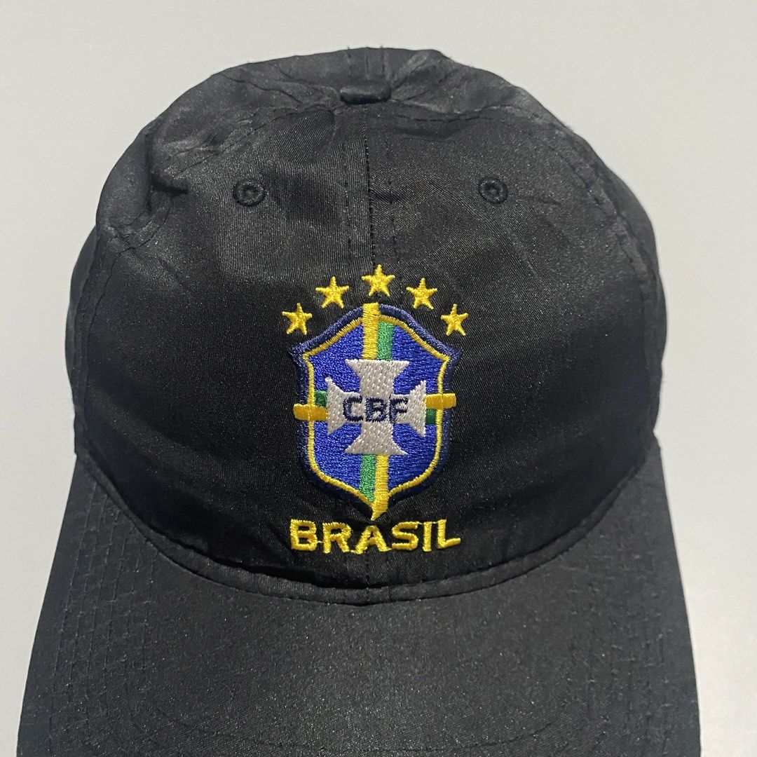 BRAZIL - BLACK NYLON CAP (Category: Caps & Hats) located in Naga. Submitted by junked_garments_v2 (Listing ID 1459630234, Image 2). Description: BRAZIL - BLACK NYLON CAP CONDITION: EXCELLENT COLOR RATE: 9.5/10 ISSUE: NONE OSFM DM ME TO PURCHASE.🛒.