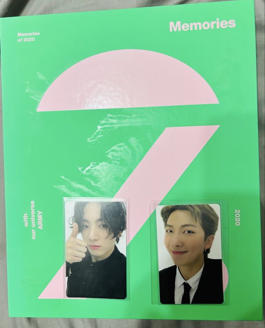 BTS Memo 2020 DVD w/ JK and RM RPC (Category: CDs & DVDs) located in Makati City. Submitted by aiaiai006 (Listing ID 1459618613, Image 1). Description: - selling it as a set - CDs were never played - can do meet ups around Taguig and Ayala - dm for condition Rfs: downsizing .